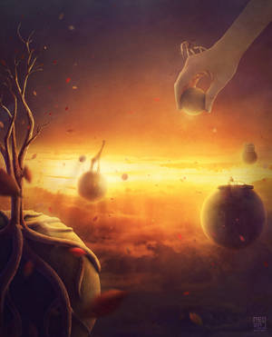 The golden heavens by KostyaNero9 The golden heavens by KostyaNero9