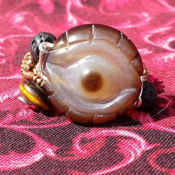 Agate Eye Ring