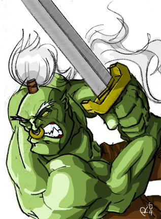 Boo The Half-Orc Barbarian