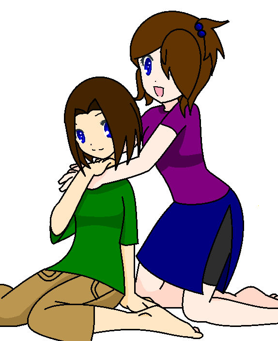 Brother-Sister Hug by anime-manga-freak1 on DeviantArt