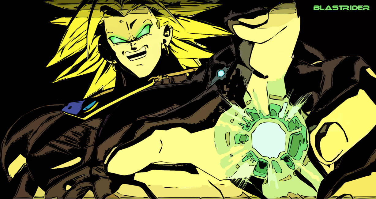 Broly (color) by Blastrider on DeviantArt