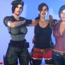 Women of Resident Evil (Ada, Claire, and Jill )