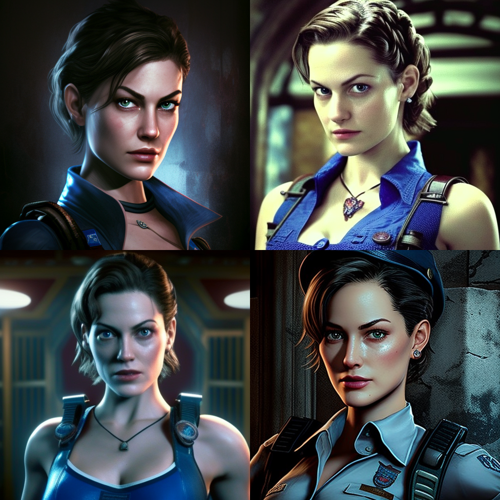 VGFacts - Jill Valentine: Resident Evil 1 Design - Inconsistent