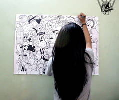 doodle on the wall