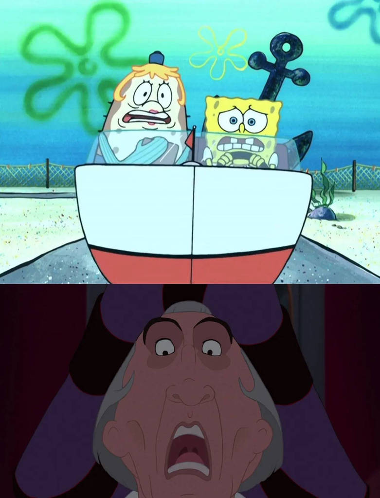 Ms. Puff Crying SpongeBob and Mrs. Puff crash into who meme by PeruAlonso on DeviantArt
