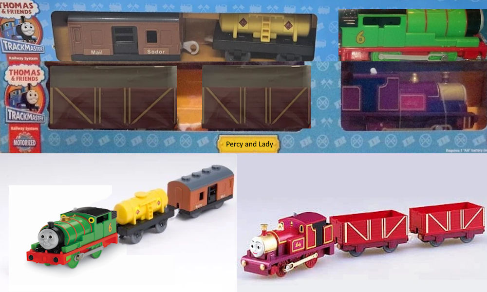 Percy X Lady Tomy/Trackmaster Double Pack Idea 2 by Darkerwanderer on ...