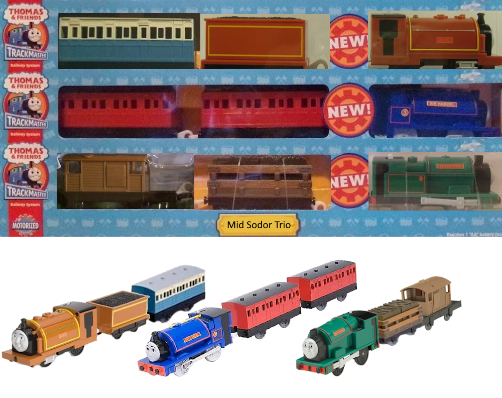 Customize Trackmaster Deviantart Roderick Lumpy The Mid Sodor Trio Tomy/Trackmaster Pack Idea by Darkerwanderer on ...