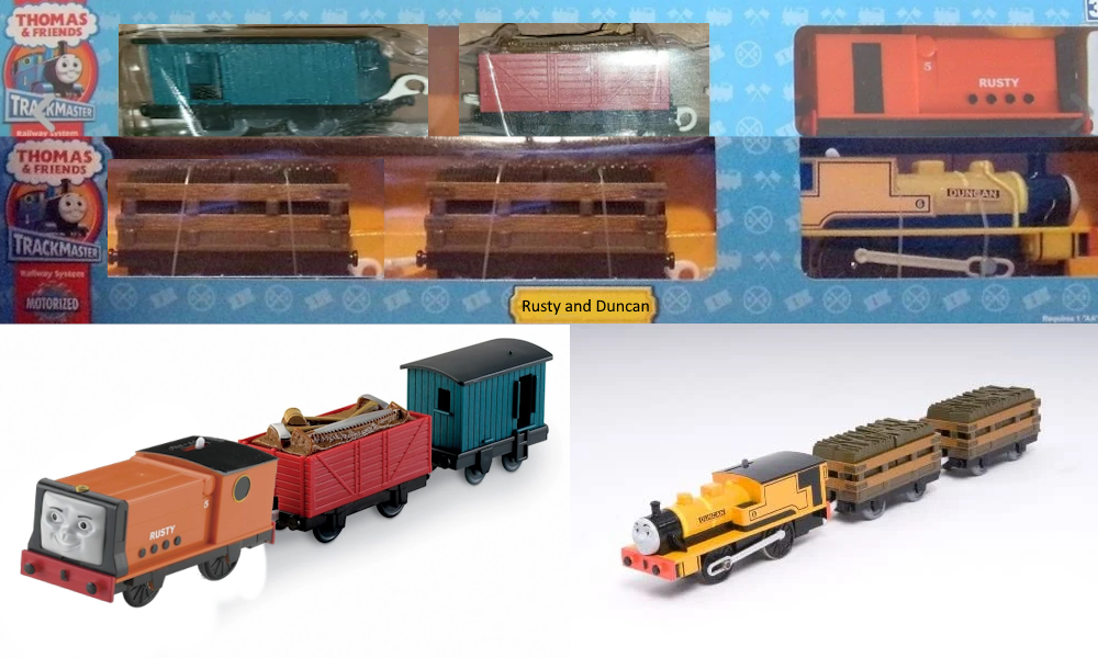Rusty and Duncan Tomy/Trackmaster Double Pack Idea by Darkerwanderer on ...