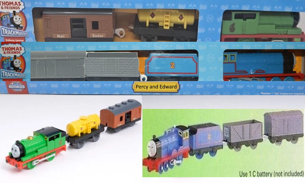 Percy and Edward Tomy/Trackmaster Double Pack Idea by Darkerwanderer on ...
