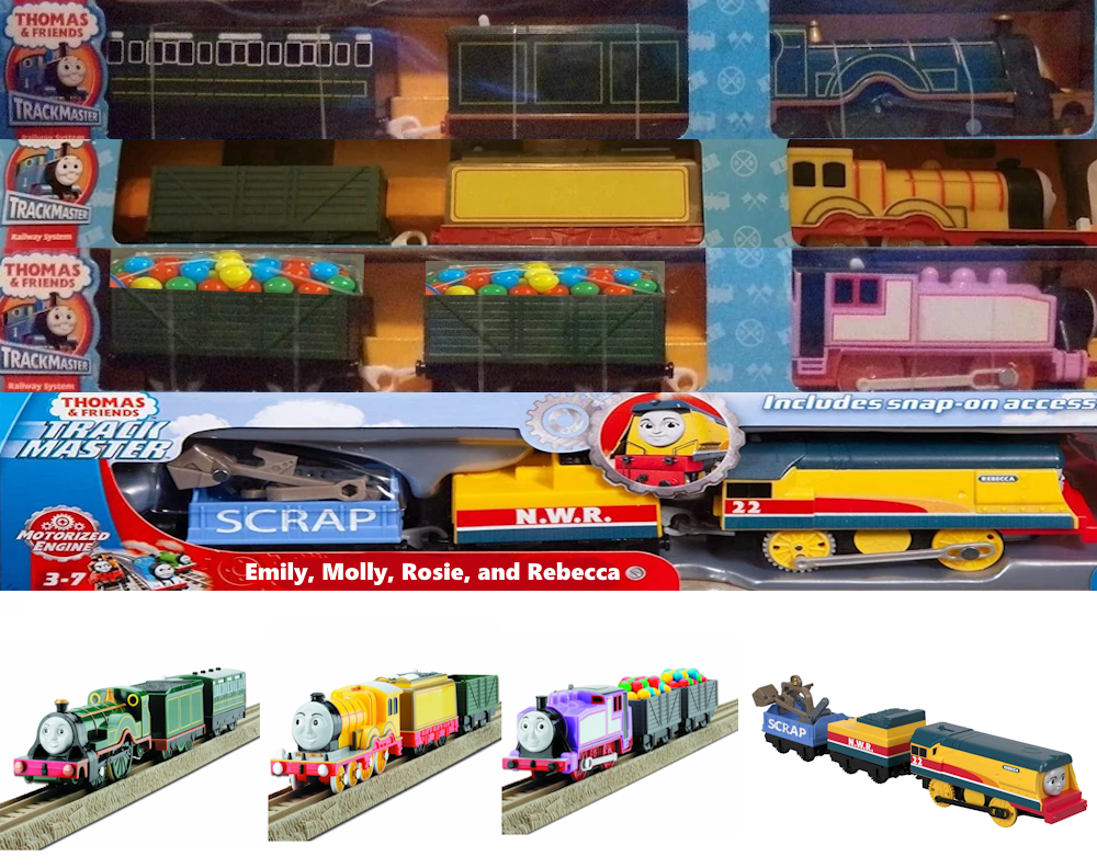 Customize Trackmaster Deviantart Roderick Lumpy Female Tomy/Trackmaster 4 Pack Idea by Darkerwanderer on DeviantArt