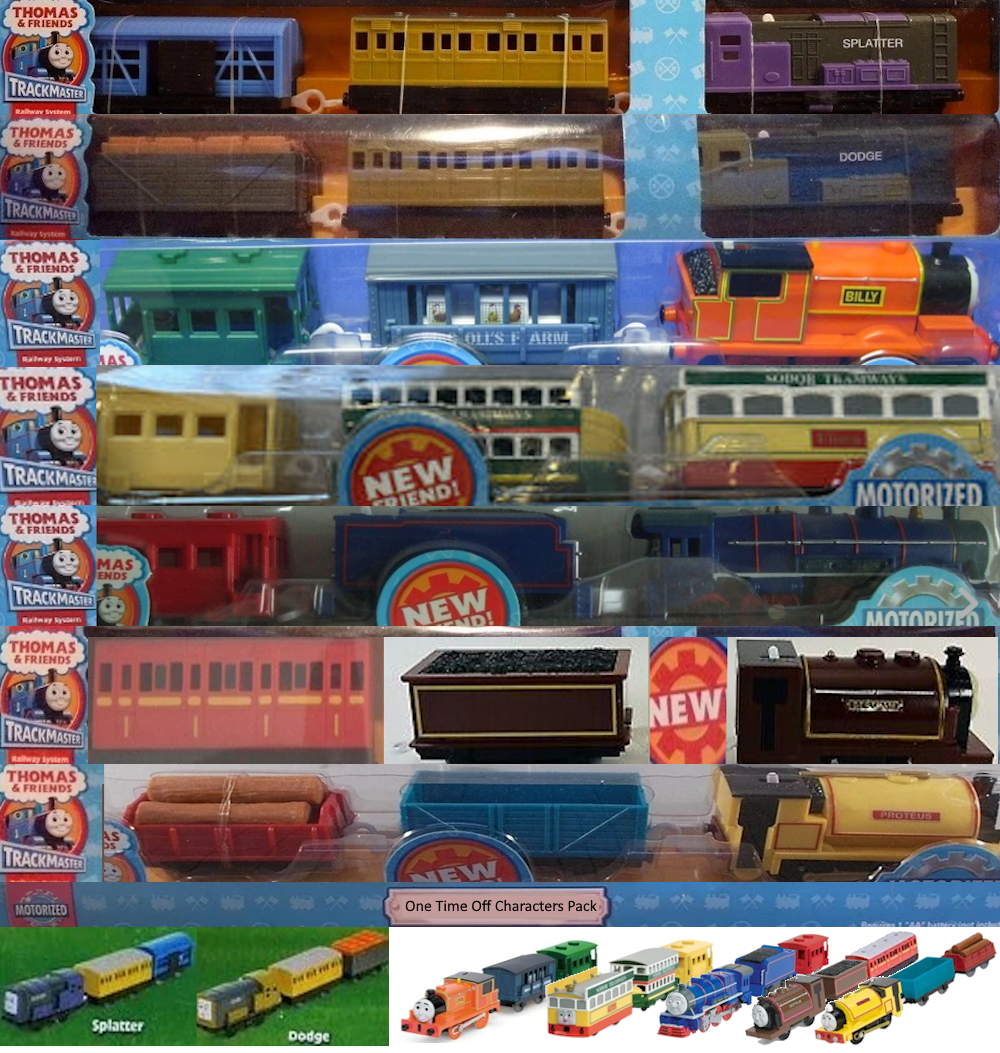Trackmaster Oc One Time Off Characters Trackmaster 7 Pack Idea by Darkerwanderer on ...