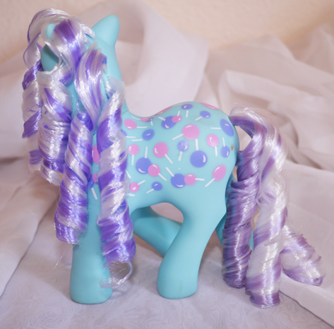 Sweet Tooth Candy Cane Rehair My Little Pony Back