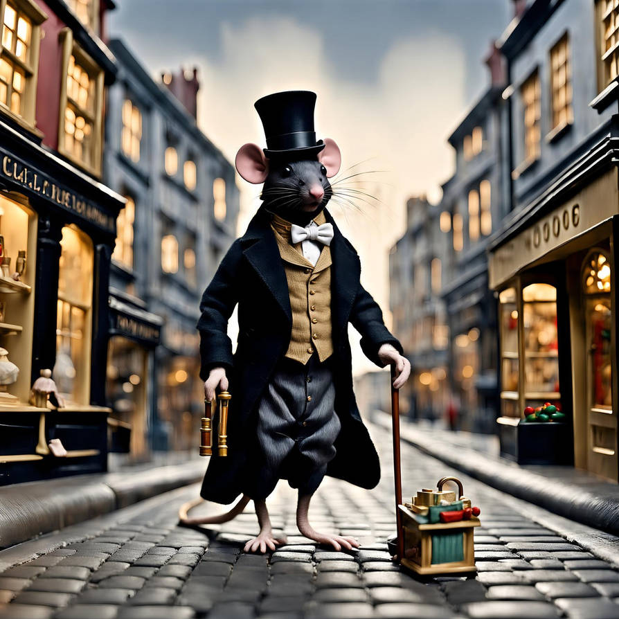 Father Mouse Gentleman Mouse by NidraArt on DeviantArt