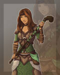 Commision #2 Gilnean druid by Lylenn