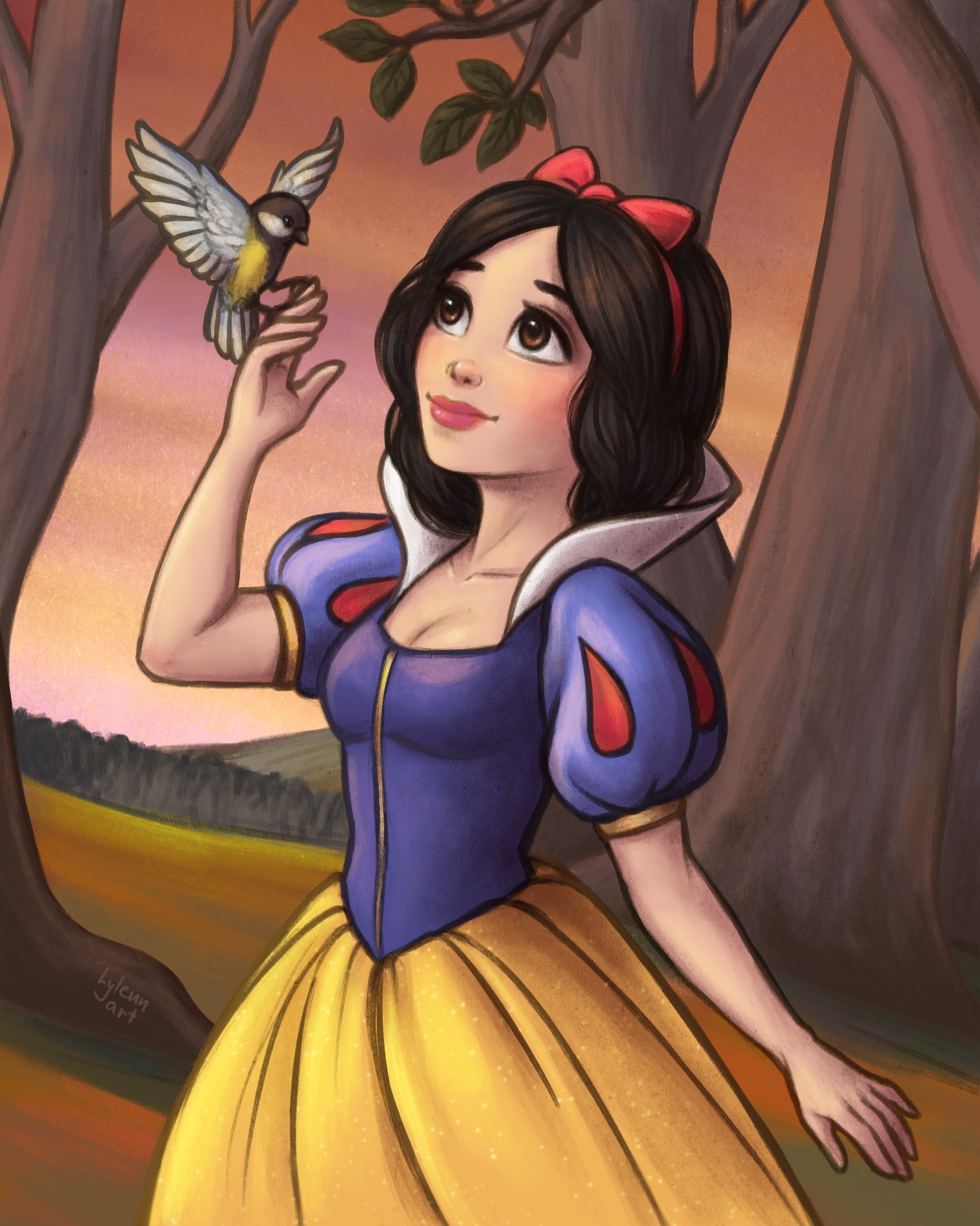 Deviantart Snow Snow White by Lylenn on DeviantArt
