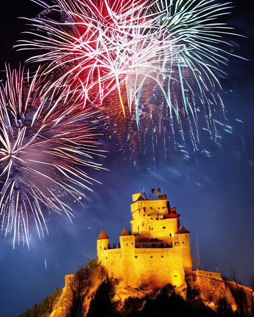 Castleton Fireworks Castle Illuminated by Fireworks by auctionpiccker on DeviantArt