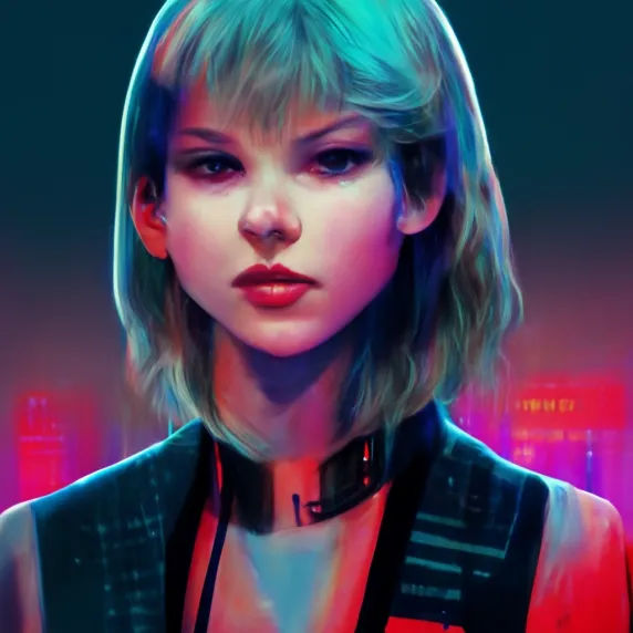 Cyberpunk Taylor Swift 3 by auctionpiccker on DeviantArt