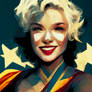 Marilyn Monroe as Wonder Woman 3