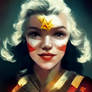 Marilyn Monroe as Wonder Woman