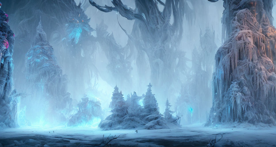 Ice Lair Header Lair of the Ice Spider 9 by auctionpiccker on DeviantArt