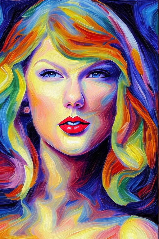 Taylor Swift neo-impressionism 4 by auctionpiccker on DeviantArt