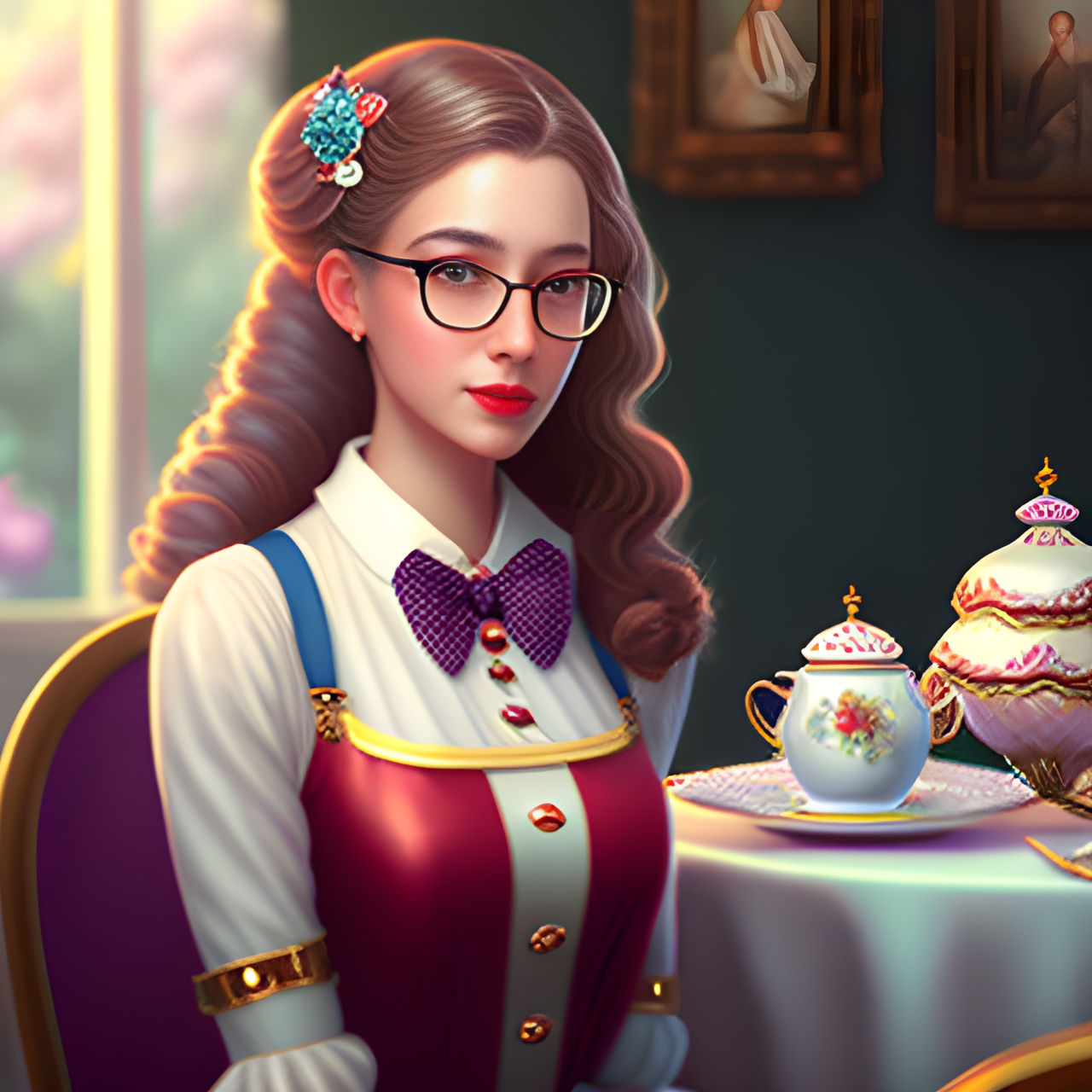 Tea Party Girl 39 by auctionpiccker on DeviantArt