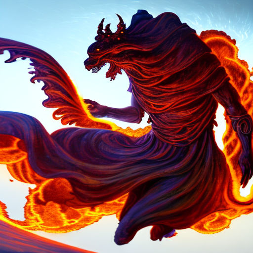 Fire Monster 16 by auctionpiccker on DeviantArt