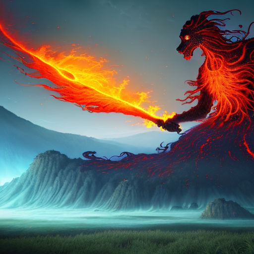 Fire Monster 15 by auctionpiccker on DeviantArt