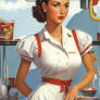 Diner Waitress 3