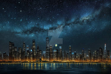 Starry Cityscape 17