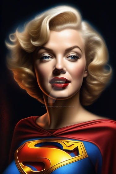 Marilyn Monroe as Supergirl 5