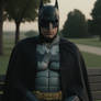 Batman Sitting on a Park Bench 4