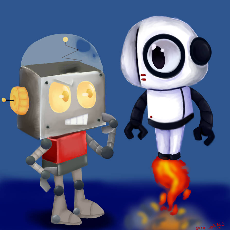 Cartoon bots by WolfKnight1112 on DeviantArt