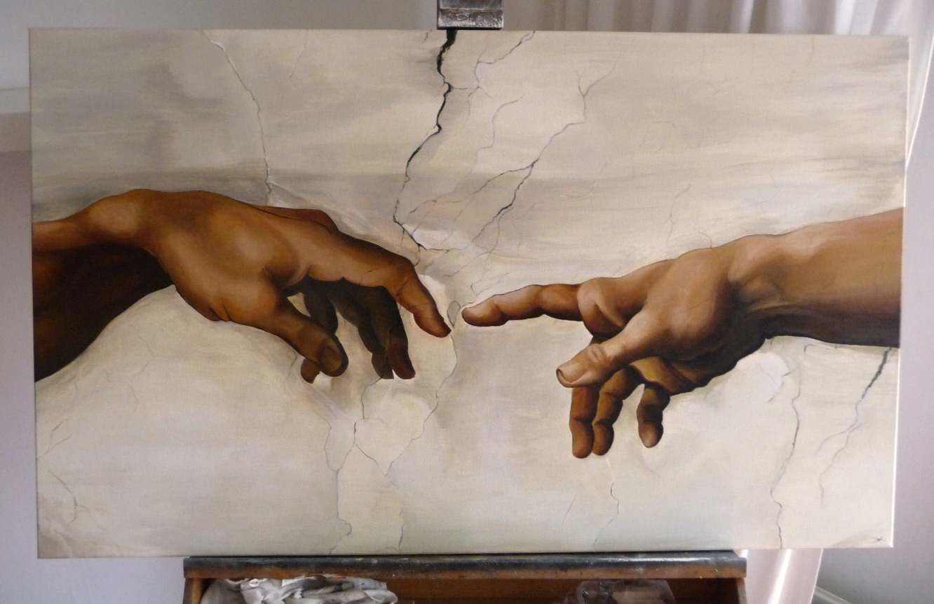 Creation of Adam - study