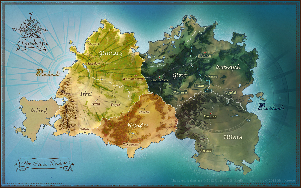 Draykon - Seven Realms Map.