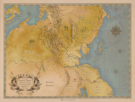 Chart of  Central Orbani