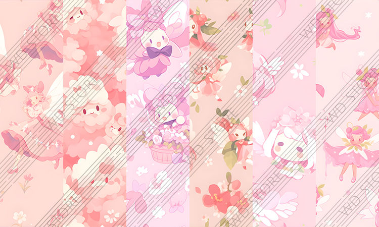 Pink Mainframe Pattern Pink Patterns Bundle (x6 patterns) by WickedD-S on DeviantArt