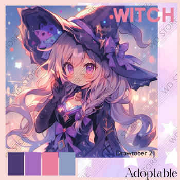 Drawtober 21 - Witch - Standard Adoptable
