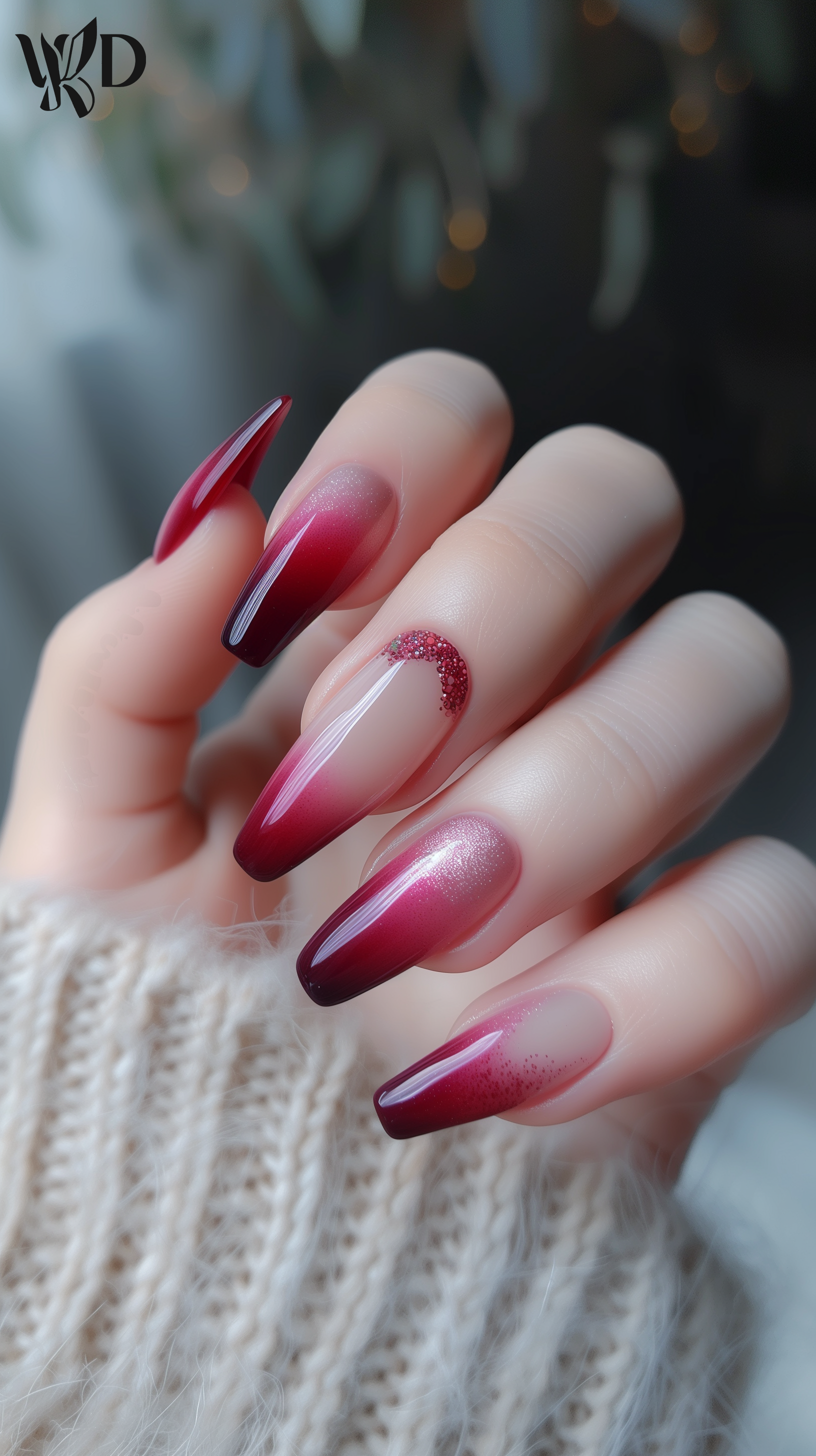 Fuchsia Finesse - Nail Art #1