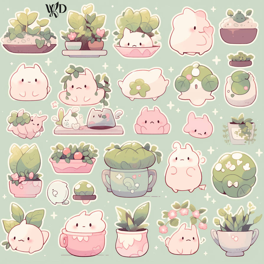 Freebie Friday #15 - Cute random stickers by WickedD-S on DeviantArt