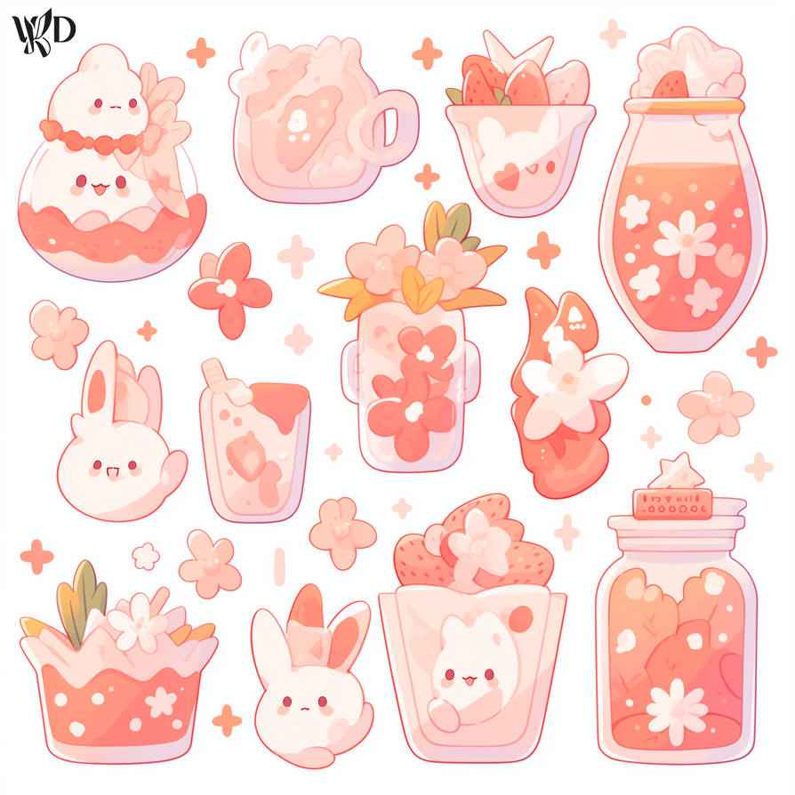 Freebie Friday #20 - Cute random stickers by WickedD-S on DeviantArt