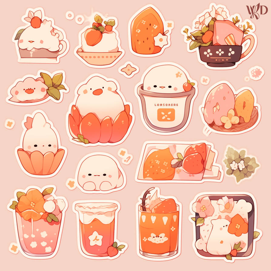 Freebie Friday #29 - Cute random stickers by WickedD-S on DeviantArt