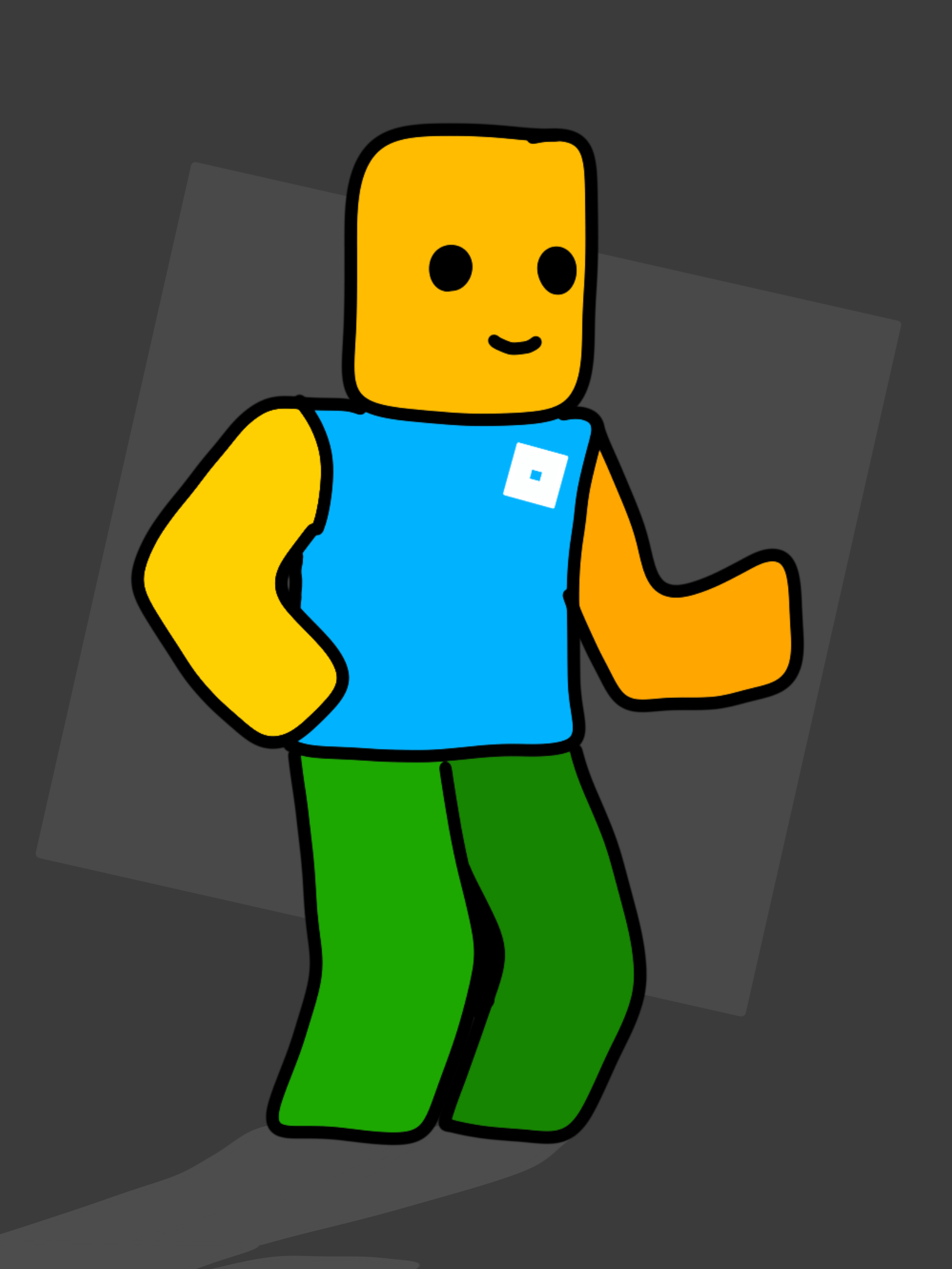 Roblox Noob Art by StikKat on DeviantArt