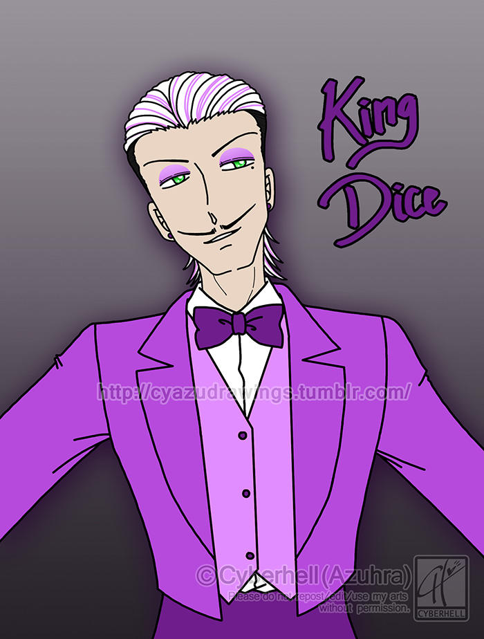 SpacialHair — My human! King Dice. His freckles resemble the