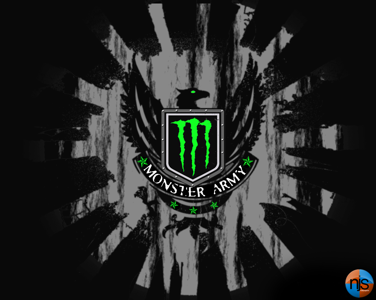 Monster Wallpaper by CS2byNJS on DeviantArt Monster Wallpaper by CS2byNJS on DeviantArt