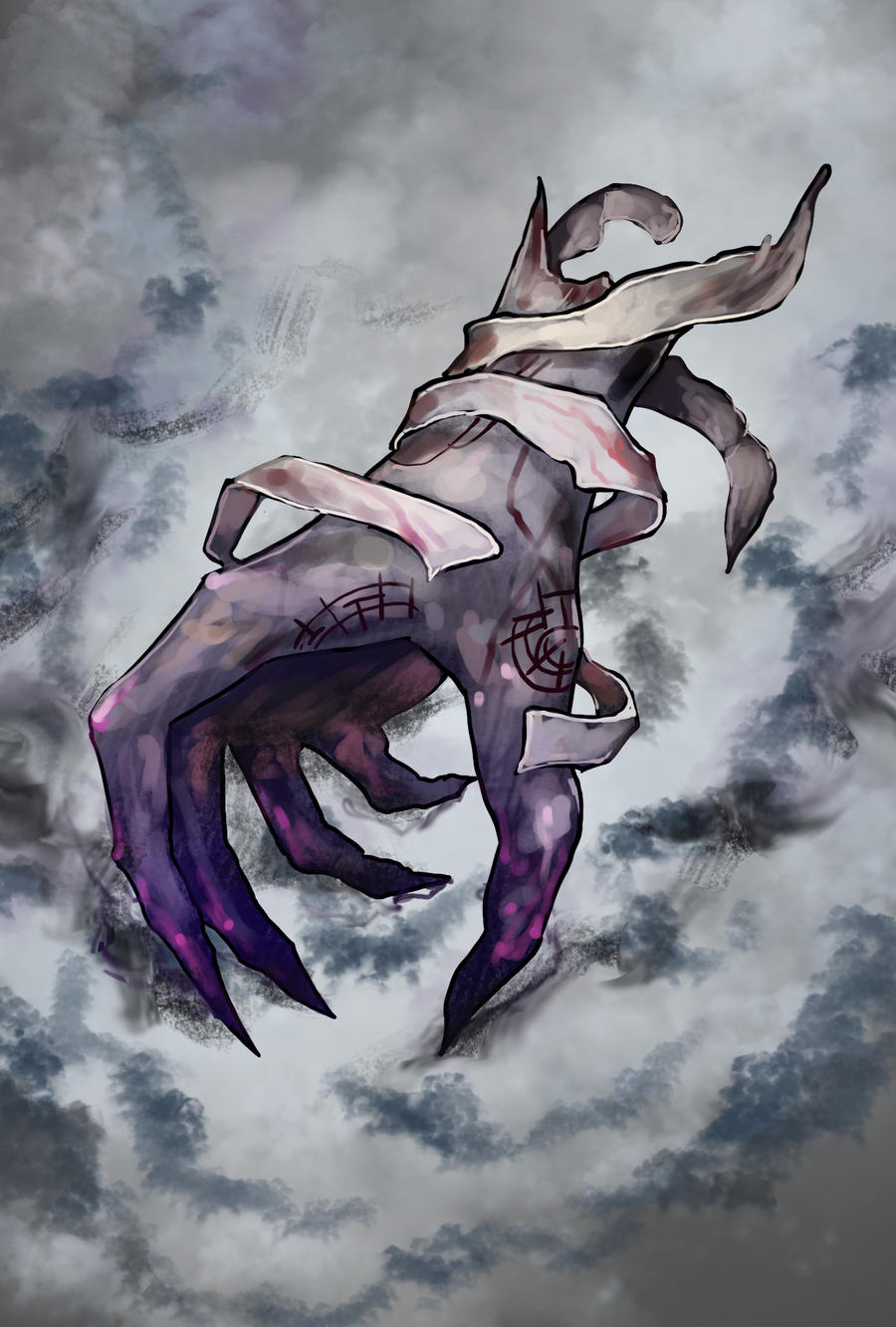 Cursed Shell Hand CM: Cursed Hand by shizen1102 on DeviantArt