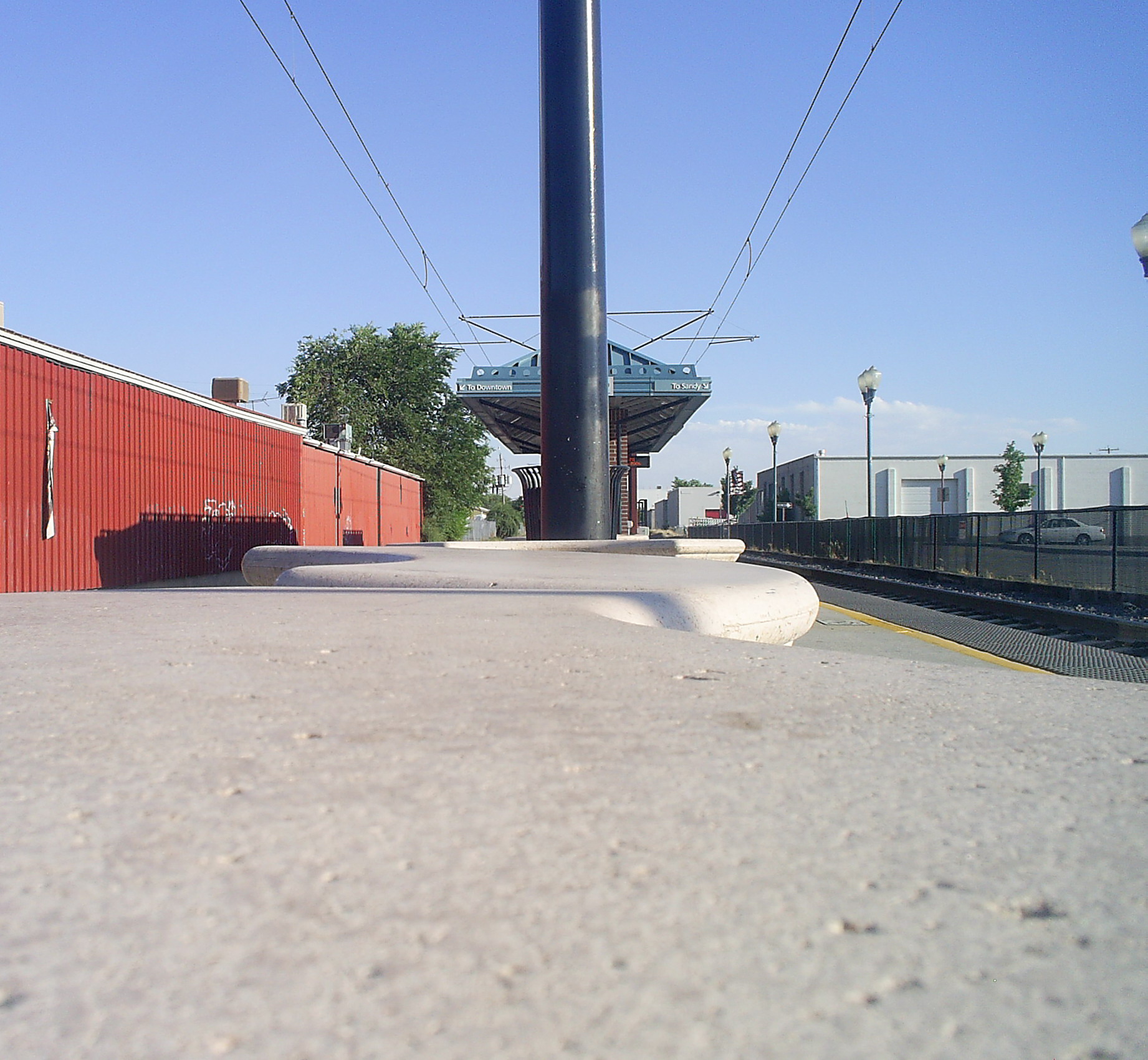 Seats At A Train Station