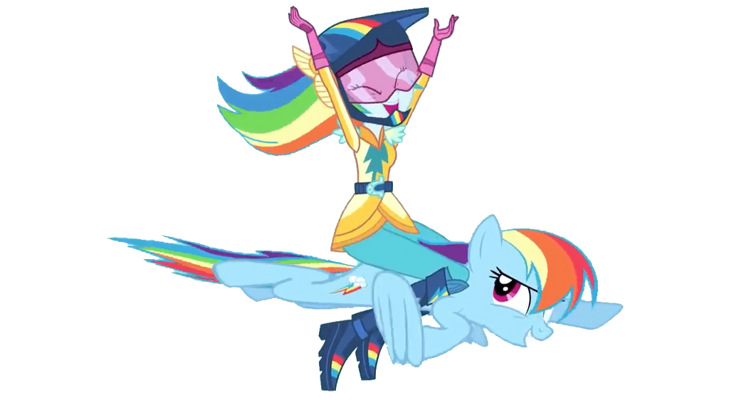 Human Rocking Pony In Harmony: Human and Pony together by conthauberger on DeviantArt