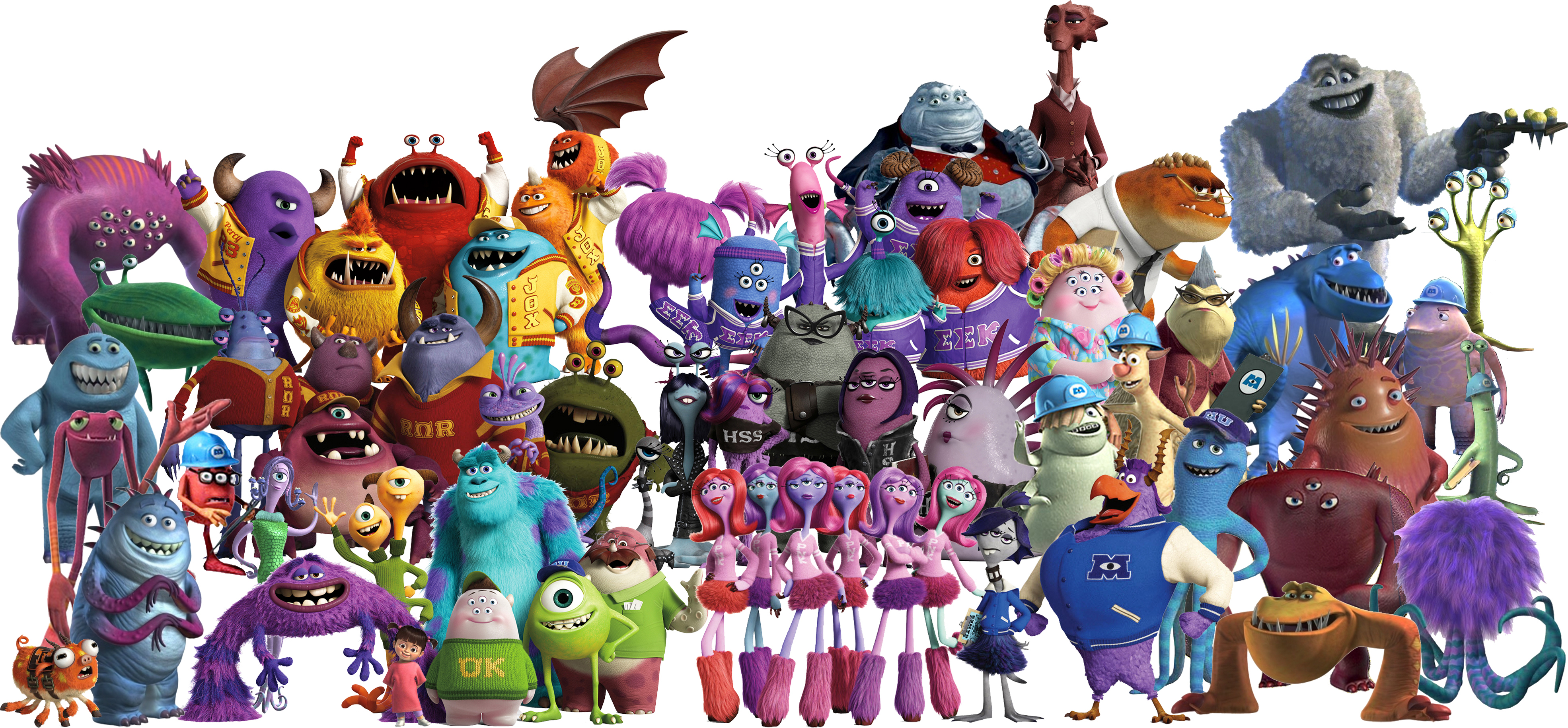 all monsters university characters