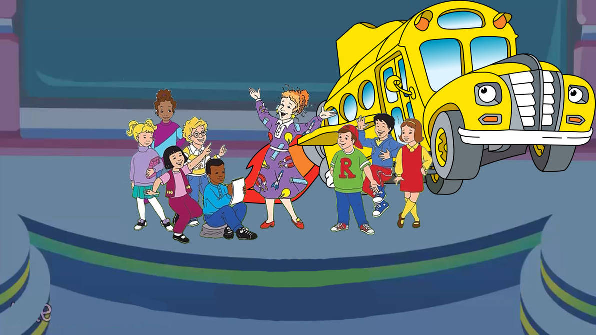 Мультсериалы про школу. Волшебный школьный автобус Фиби. Магический школьный автобус.